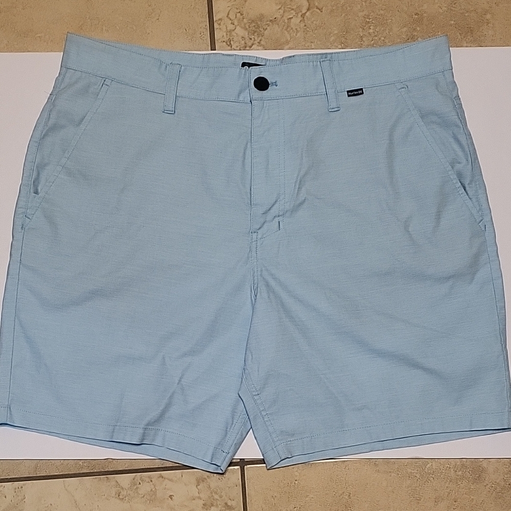 Mens Hurley Sky Blue Walk Shorts 20"